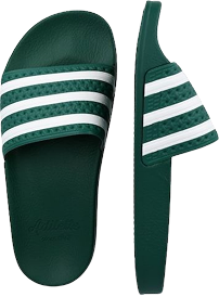 Green Striped Slides